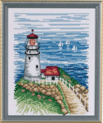 click here to view larger image of Lighthouse  (counted cross stitch kit)