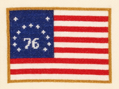 click here to view larger image of Bennington Flag (counted cross stitch kit)