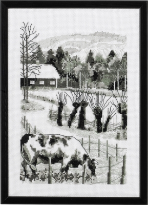 click here to view larger image of Old Farm, The (counted cross stitch kit)