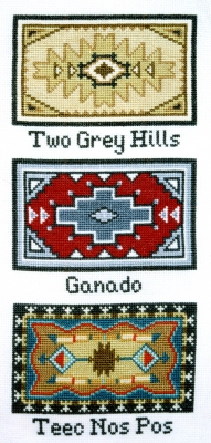 click here to view larger image of Navajo Rug Designs (counted cross stitch kit)