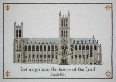 click here to view larger image of Washington National Cathedral (counted cross stitch kit)