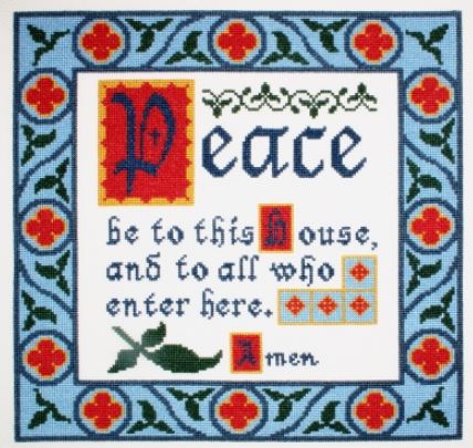 click here to view larger image of House Blessing (counted cross stitch kit)