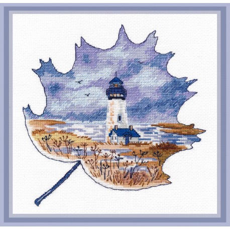 click here to view larger image of Yaquina Head Lighthouse (counted cross stitch kit)