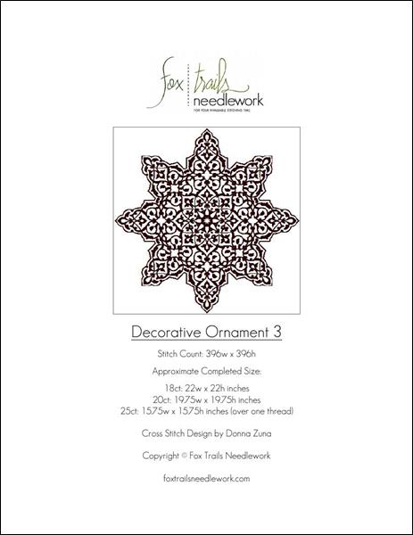 click here to view larger image of Decorative Ornament 3 (chart)