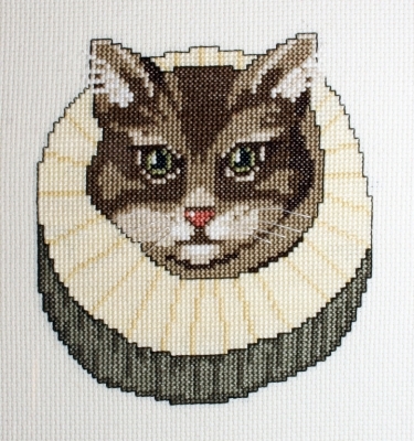 click here to view larger image of Cat in the Ruff (counted cross stitch kit)