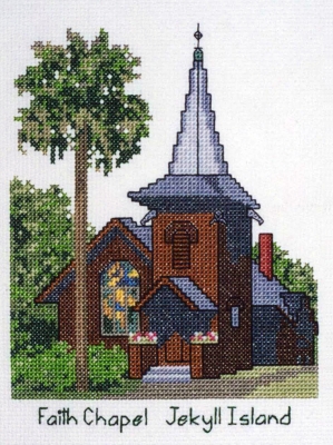 click here to view larger image of Faith Chapel (counted cross stitch kit)