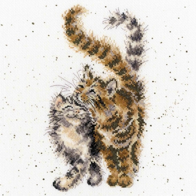 click here to view larger image of Feline Good (counted cross stitch kit)