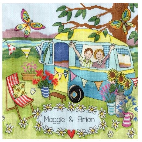 click here to view larger image of Our Caravan - Julia Rigby (counted cross stitch kit)