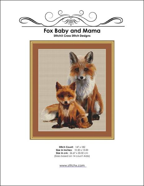 click here to view larger image of Fox Baby and Mama (chart)