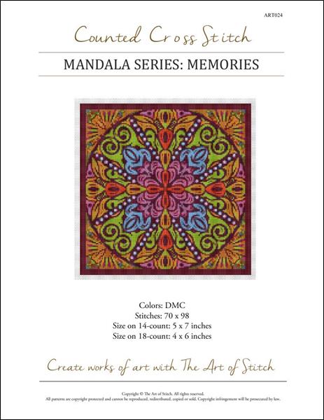 click here to view larger image of Mandala Series - Memories (chart)