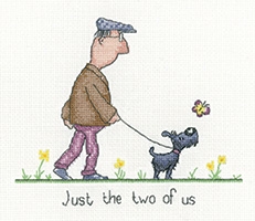 click here to view larger image of Golden Years - The Two of Us (Aida only) (counted cross stitch kit)