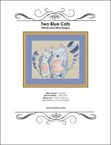 click here to view larger image of Two Blue Cats (chart)