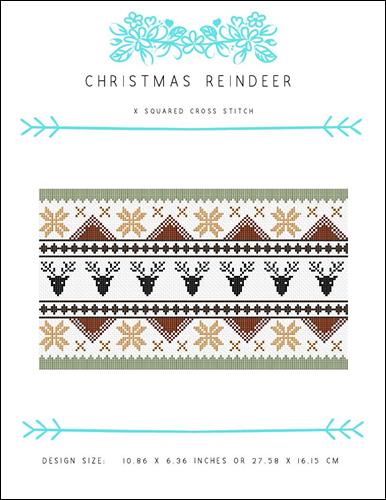 click here to view larger image of Christmas Reindeer (chart)