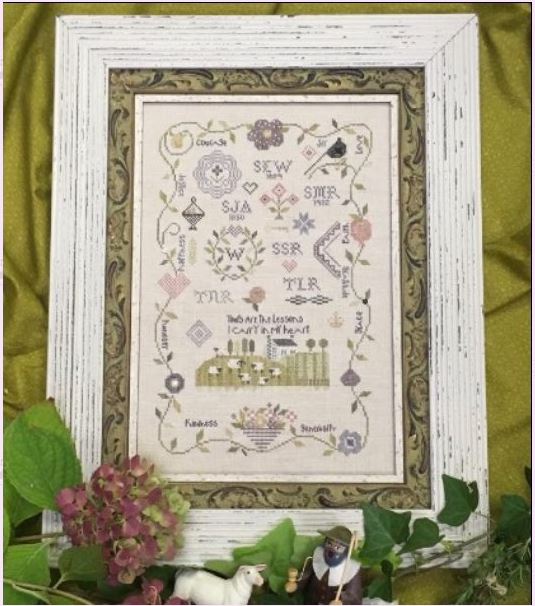 click here to view larger image of Lessons Sampler, The (counted cross stitch kit)