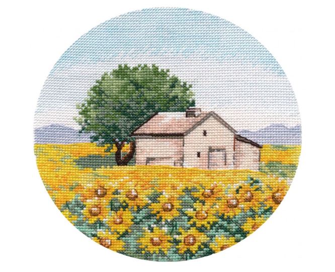 click here to view larger image of Miniature Sunflowers (counted cross stitch kit)