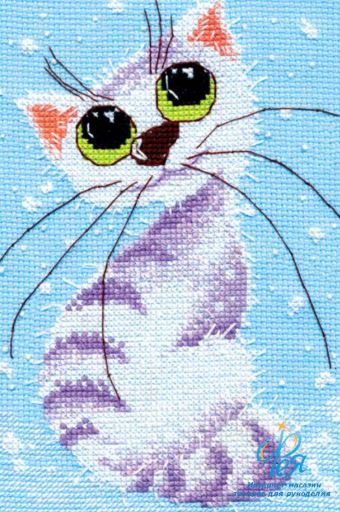 click here to view larger image of Little Cat 2 (counted cross stitch kit)