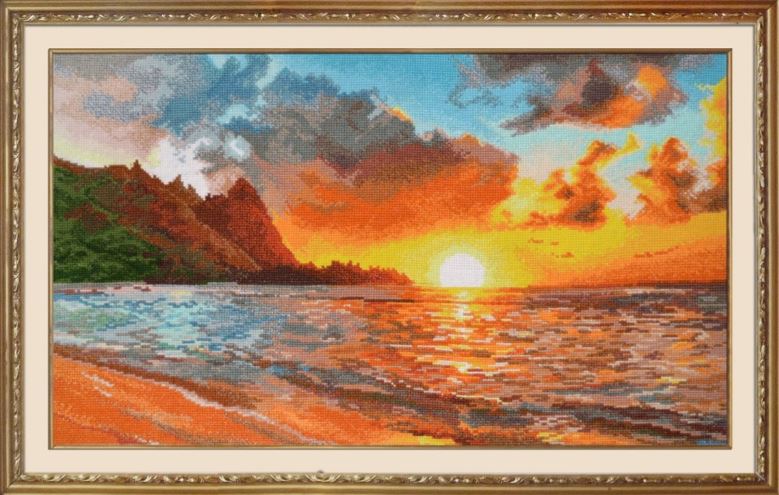click here to view larger image of Sunset Gold (counted cross stitch kit)