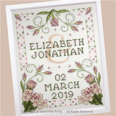 click here to view larger image of Lizzie Wedding Sampler (chart)