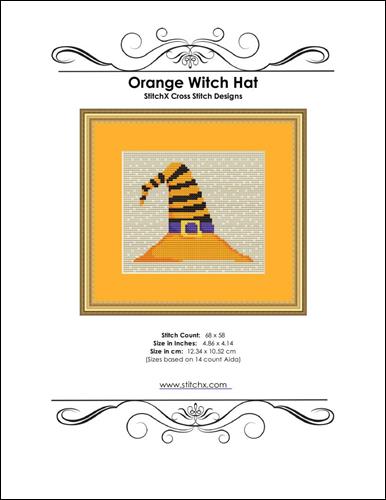 click here to view larger image of Orange Witch Hat  (chart)