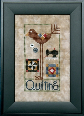 click here to view larger image of Wee One - Quilting Bird (chart)