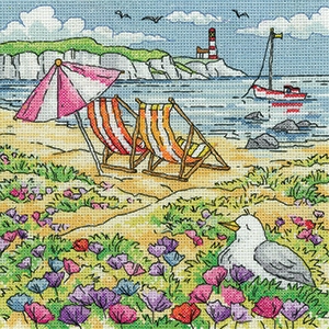 click here to view larger image of Summer Shore - By The Sea (counted cross stitch kit)