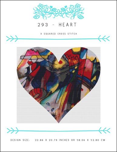 click here to view larger image of 293 - Heart  (Wassily Kandinsky) (chart)
