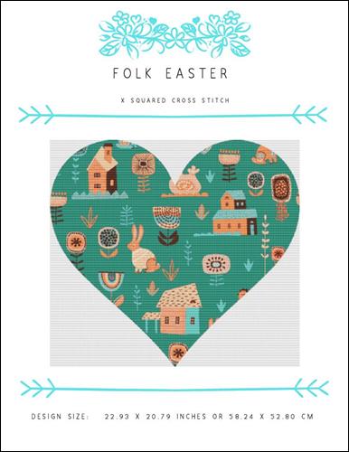 click here to view larger image of Folk Easter (chart)