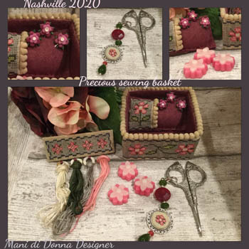 click here to view larger image of Precious Sewing Basket (chart)