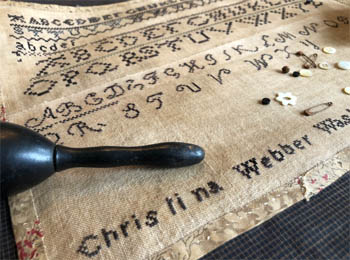 click here to view larger image of Christina Webbers Marking Sampler (chart)