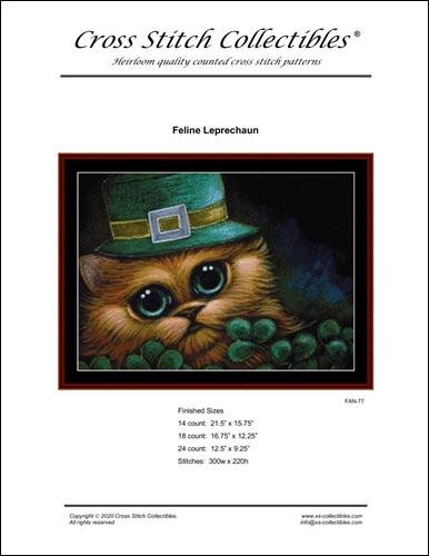 click here to view larger image of Feline Leprechaun  (chart)