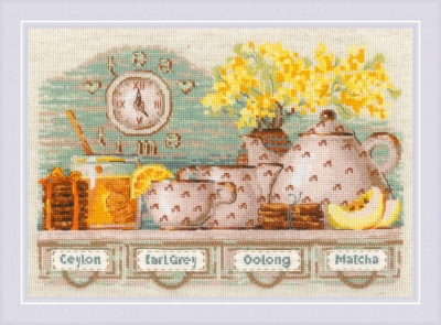 click here to view larger image of Tea Time (counted cross stitch kit)
