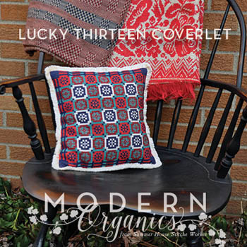 click here to view larger image of Lucky Thirteen Coverlet (chart)