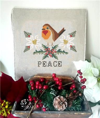 click here to view larger image of Robins Christmas Mini Series - Peace (chart)