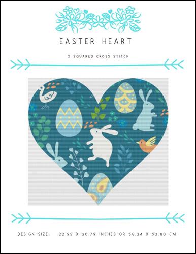 click here to view larger image of Easter Heart (chart)