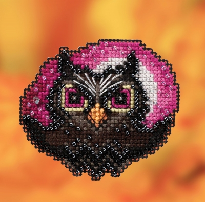 click here to view larger image of Moonlit Owl (2020) (counted cross stitch kit)