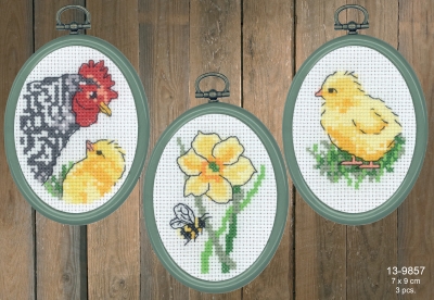 click here to view larger image of Easter (counted cross stitch kit)