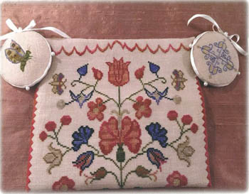 click here to view larger image of Floral Sewing Case (chart)