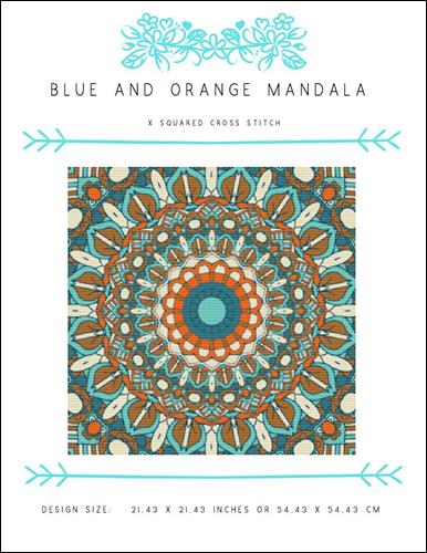 click here to view larger image of Blue and Orange Mandala (chart)