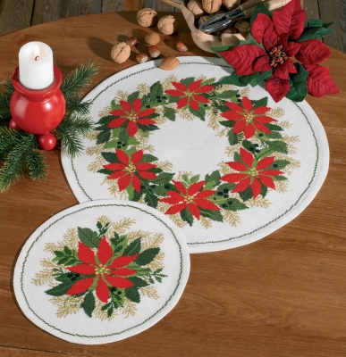 click here to view larger image of Christmas Stars (top) (counted cross stitch kit)