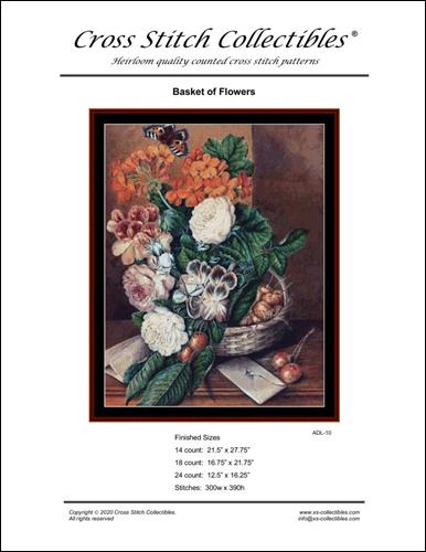 click here to view larger image of Basket of Flowers (chart)