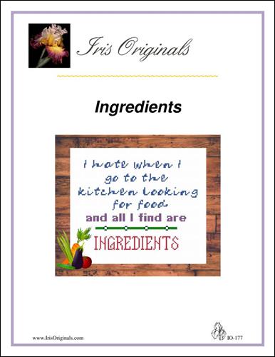 click here to view larger image of Ingredients (chart)