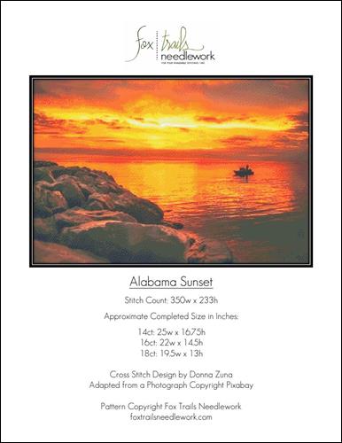 click here to view larger image of Alabama Sunset (chart)