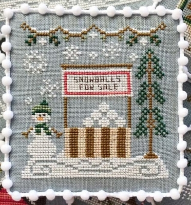 click here to view larger image of Snow Village 8 - Snowball Stand (chart)