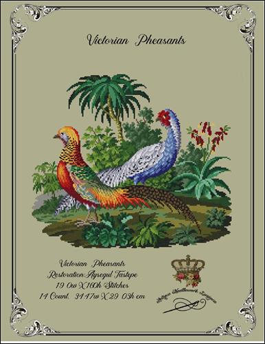 click here to view larger image of Victorian Pheasants (chart)