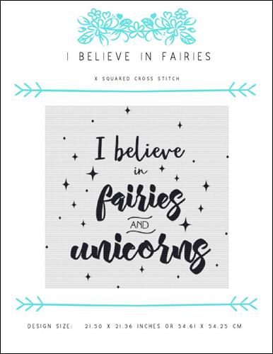 click here to view larger image of I Believe In Fairies (chart)