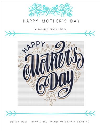 click here to view larger image of Happy Mothers Day (chart)