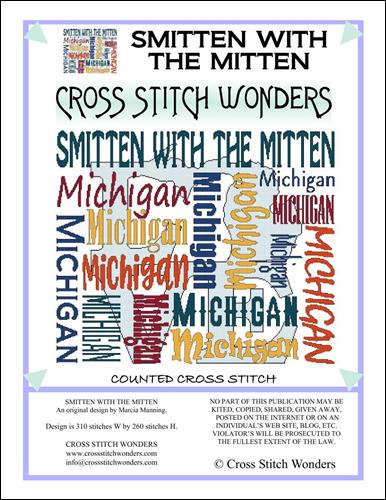 click here to view larger image of Smitten with the Mitten (chart)