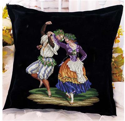 click here to view larger image of Berlin Woolwork Couple Dancing (chart)