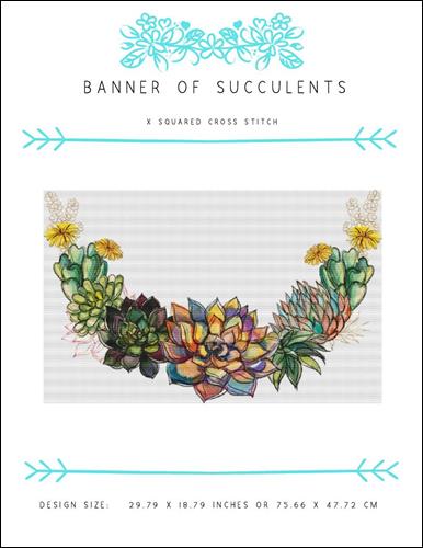 click here to view larger image of Banner Of Succulents (chart)