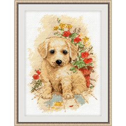 click here to view larger image of My Puppy (counted cross stitch kit)